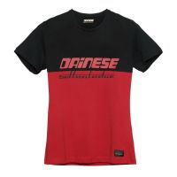 Dainese D72 DUNES LADY dámské triko červené/černé vel.XS